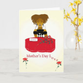 Muttertagskarte Karte (Gelbe Blume)