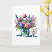 Muttertagskarte Karte (Gelbe Blume)