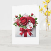 Muttertagskarte Karte (Gelbe Blume)