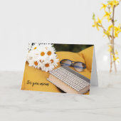 Muttertagskarte Karte (Gelbe Blume)