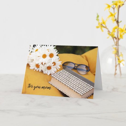 Muttertagskarte Karte (Gelbe Blume)