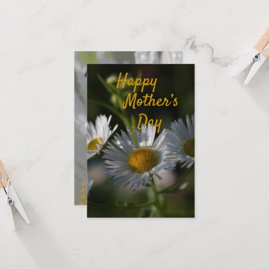 Muttertagskarte Karte (Vorderseite/Rückseite Beispiel)