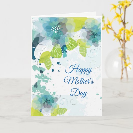 Muttertagskarte Karte (Gelbe Blume)