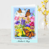 Muttertagskarte Karte (Gelbe Blume)