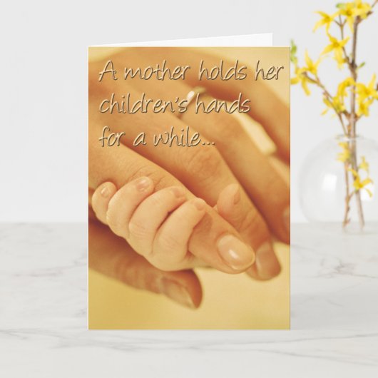 Muttertagskarte Karte (Gelbe Blume)