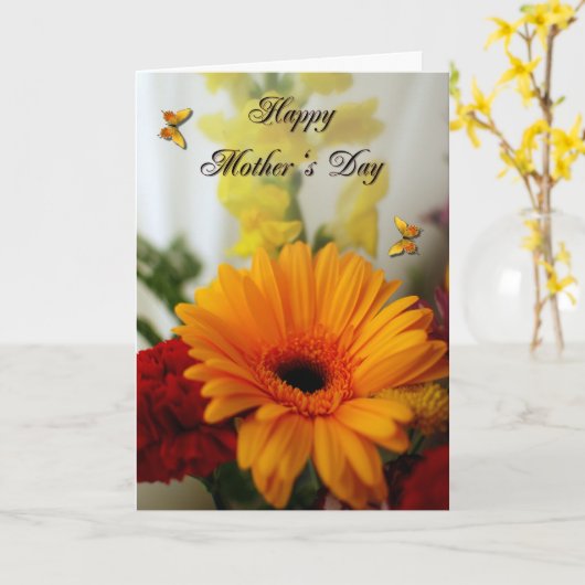 Muttertagskarte Karte (Gelbe Blume)