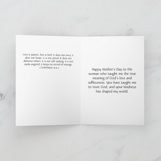 Muttertagskarte Karte (Innenseite)