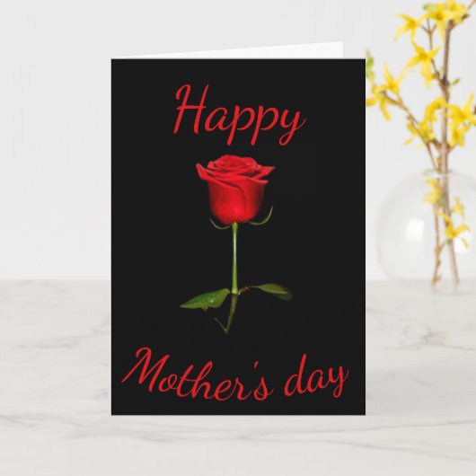 Muttertagskarte Karte (Gelbe Blume)