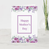 Muttertagskarte Karte (Vorderseite)