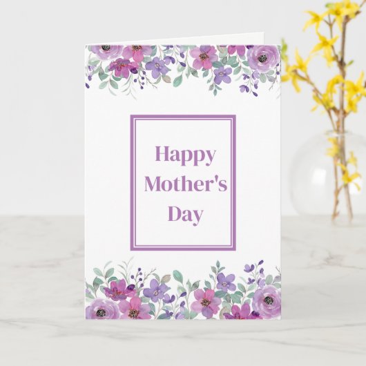 Muttertagskarte Karte (Gelbe Blume)