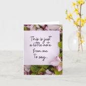 Muttertagskarte - Kurzinformation Karte (Gelbe Blume)