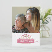 Muttertagskarte Liebe Karte (Stehend Vorderseite)