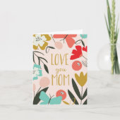 Muttertagskarte - Liebe Mama Karte (Vorderseite)