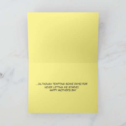 Muttertagskarte mit Baumschwalben Karte (Innenseite)