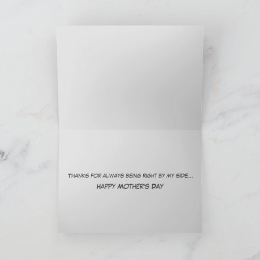 Muttertagskarte mit Humpbackwalen Karte (Innenseite)