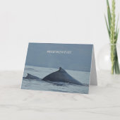 Muttertagskarte mit Humpbackwalen Karte (Vorderseite)