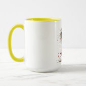 Muttertagskarte mit Kinderillustration & Gänseblüm Tasse (Links)