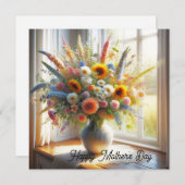 Muttertagskarte Mitteilungskarte (Vorne/Hinten)