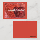 Muttertagskarte Mitteilungskarte (Vorne/Hinten)