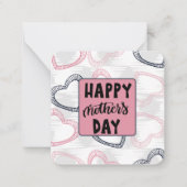 Muttertagskarte Mitteilungskarte (Vorderseite)