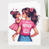 Muttertagskarte Mum2 Super Mum Karte (Vorderseite)