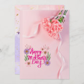 Muttertagskarte, Mutterschatz Feiertagskarte (Vorne/Hinten)