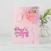 Muttertagskarte, Mutterschatz Feiertagskarte (Stehend Vorderseite)