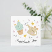 Muttertagskarte Niedlich Karte (Stehend Vorderseite)