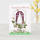 Muttertagskarte - Oma-Blume Karte (Gelbe Blume)