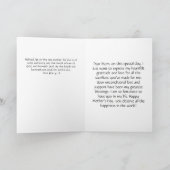 Muttertagskarte Orange Sonnenblumen Karte (Innenseite)