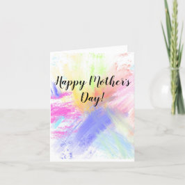 Muttertagskarte. Original Kunst auf schönem Papie Dankeskarte