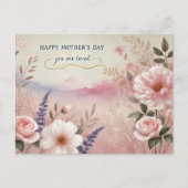 Muttertagskarte Postkarte (Vorderseite)