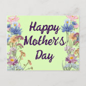Muttertagskarte Postkarte (Vorderseite)