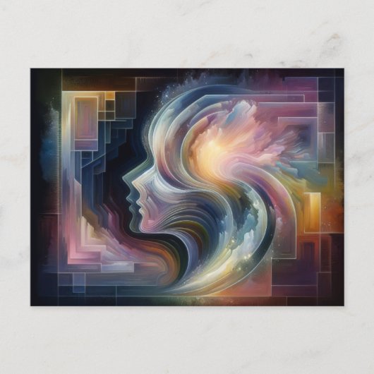 Muttertagskarte Postkarte (Vorderseite)