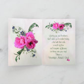 Muttertagskarte Rosa Liebe blüht Karte (Innenseite)