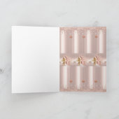 Muttertagskarte Rosa Rose Gliiter Tropfen Feiertagskarte (Innenseite)