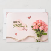 Muttertagskarte Rose Feiertagskarte (Vorderseite)