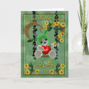 Muttertagskarte, Schwester Karte