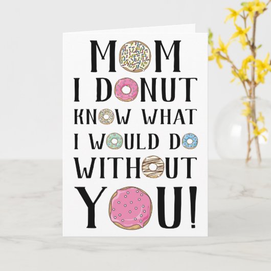 Muttertagskarte spenden karte (Gelbe Blume)