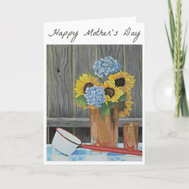 Muttertagskarte Sunflower Bouquet Karte