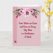 Muttertagskarte Sweet & Sassy Mama Karte (Gelbe Blume)