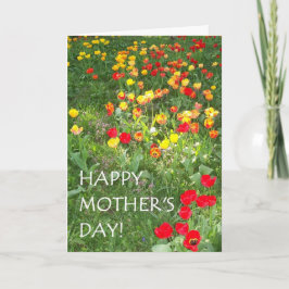 Muttertagskarte - "Tulips" Karte