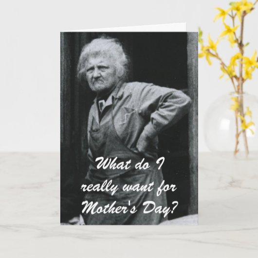 Muttertagskarte umkehren karte (Gelbe Blume)