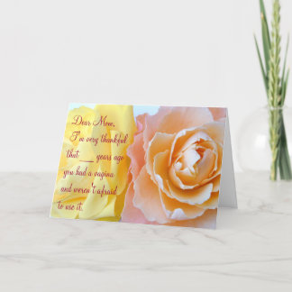 Muttertagskarte - Vagina Karte