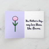 Muttertagskarte (Version 2 von 3) Karte (Innenseite)