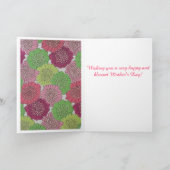 Muttertagskarte - Vintage Blume Karte (Innenseite)