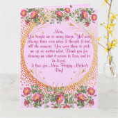 Muttertagskarte Vintage Blume Karte (Gelbe Blume)