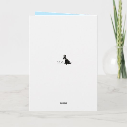 Muttertagskarte vom Hund Karte (Rückseite)