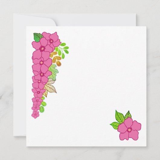 Muttertagskarte von Emily Dickinson (Rückseite)