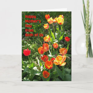 Muttertagskarte "von uns beiden" - "Tulips" Karte